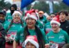 Celebraron el medio maratón Santa Claus 2024 en Metepec