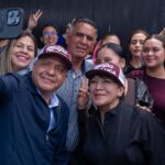 Gobernadora Delfina Gómez y alcalde Ricardo Moreno dan banderazo de arranque a pavimentación intensiva en Gómez Farías